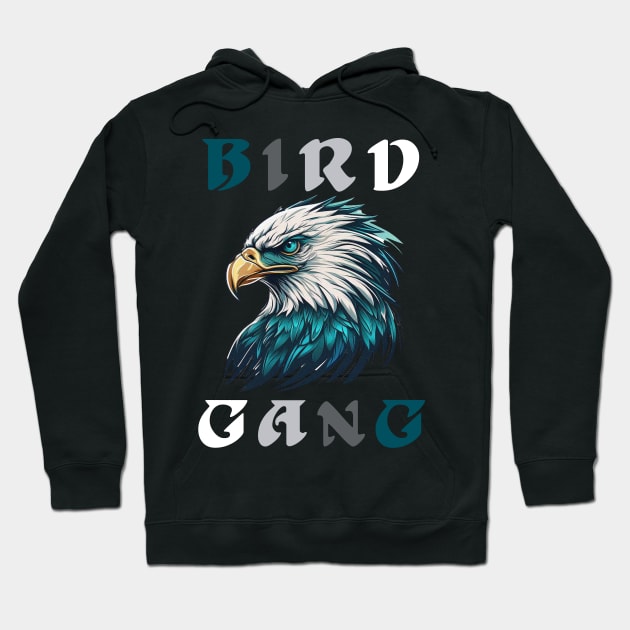 Eagle Bird Gang Funny Philadelphia Hoodie by DonVector